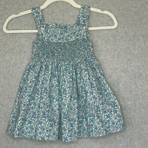 Hilary Todd Designs Handmade Floral Smocked Dress – 12–18 mos. #AR